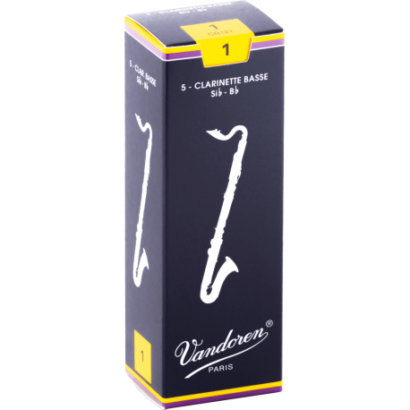VANDOREN Anches clarinette basse Traditionnelles force 1