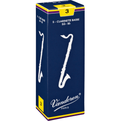 VANDOREN Anches clarinette basse Traditionnelles force 3