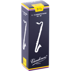 VANDOREN Anches clarinette basse Traditionnelles force 3,5