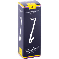 VANDOREN Anches clarinette basse Traditionnelles force 4