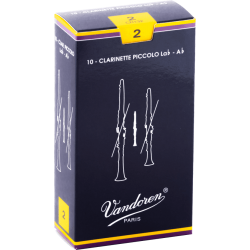 VANDOREN Anches clarinette piccolo Traditionnelles force 2