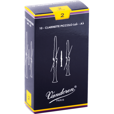 VANDOREN Anches clarinette piccolo Traditionnelles force 2