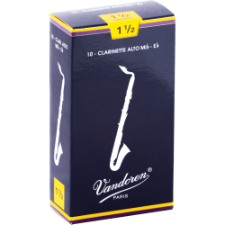 VANDOREN Anches clarinette alto Traditionnelles force 1,5