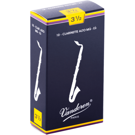 VANDOREN Anches clarinette alto Traditionnelles force 3,5