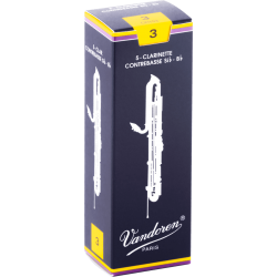 VANDOREN Anches clarinette contrebasse Traditionnelles force 3