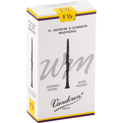 VANDOREN Anches clarinette Sib White Master Traditional force 1,5