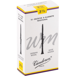 VANDOREN Anches clarinette Sib White Master Traditional force 3,5