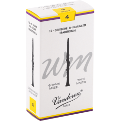 VANDOREN Anches clarinette Sib White Master Traditional force 4