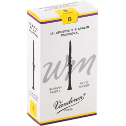 VANDOREN Anches clarinette Sib White Master Traditional force 5