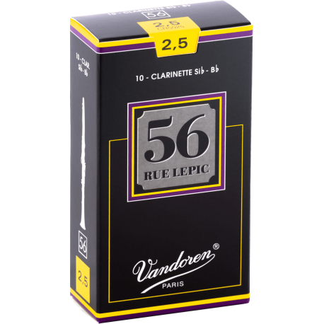 VANDOREN Anches clarinette Sib 56 Rue Lepic force 2,5
