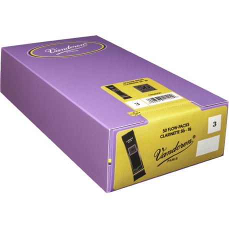 VANDOREN Anches clarinette Sib 56 Rue Lepic force 3 - par 50