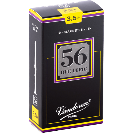 VANDOREN Anches clarinette Sib 56 Rue Lepic force 3,5+
