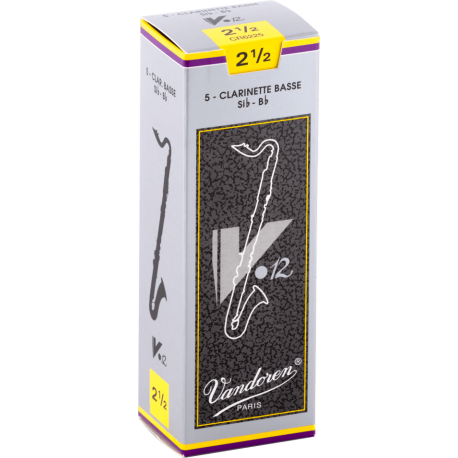 VANDOREN Anches clarinette basse V12 force 2,5