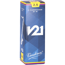 VANDOREN Anches clarinette basse V21 force 2,5