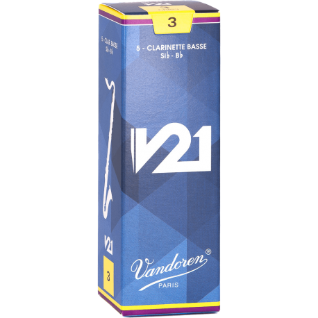 VANDOREN Anches clarinette basse V21 force 3