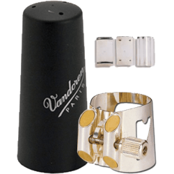 VANDOREN Ligature Optimum clarinette basse + couvre-bec plastique