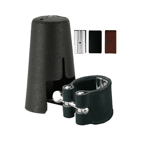 VANDOREN Ligature cuir clarinette Mib + couvre-bec plastique