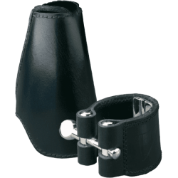 VANDOREN Ligature cuir clarinette alto + couvre-bec cuir