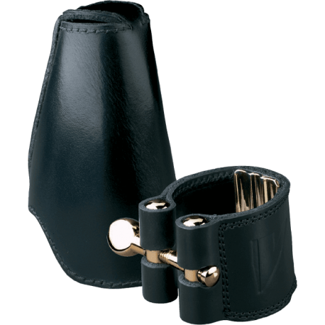 VANDOREN Ligature cuir saxo ténor + couvre-bec cuir