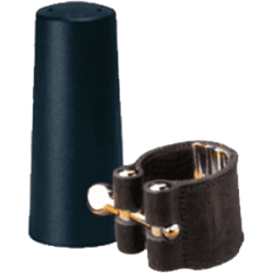 VANDOREN Ligature cuir saxo ténor + couvre-bec plastique