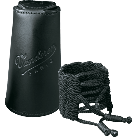 VANDOREN Ligature Klassik clarinette Sib allemande + couvre-bec cuir