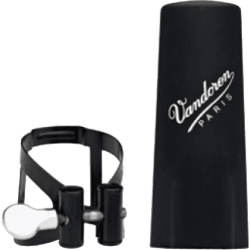 VANDOREN Ligature M/O noire clarinette Mib + couvre-bec plastique
