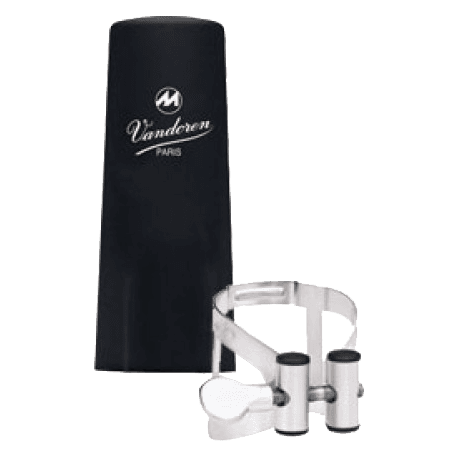 VANDOREN Ligature M/O argent clarinette Mib + couvre-bec plastique