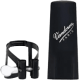 VANDOREN Ligature M/O noire clarinette basse + couvre-bec plastique
