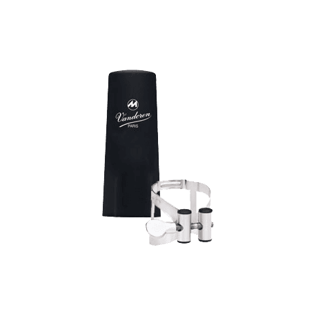 VANDOREN Ligature M/O étain clarinette basse + couvre-bec plastique