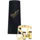 VANDOREN Ligature M/O plaquée or saxo soprano + couvre-bec plastique