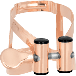 VANDOREN Ligature M/O or rose saxo alto + couvre-bec plastique