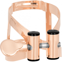 VANDOREN Ligature M/O or rose saxo ténor + couvre-bec plastique
