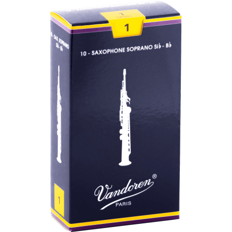 VANDOREN Anches saxophone soprano Traditionnelles force 1