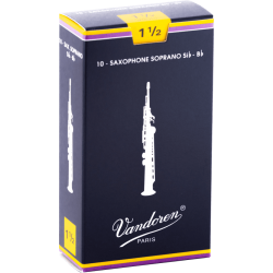 VANDOREN Anches saxophone soprano Traditionnelles force 1,5