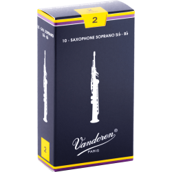 VANDOREN Anches saxophone soprano Traditionnelles force 2