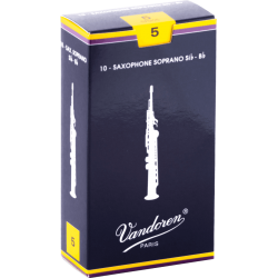 VANDOREN Anches saxophone soprano Traditionnelles force 5