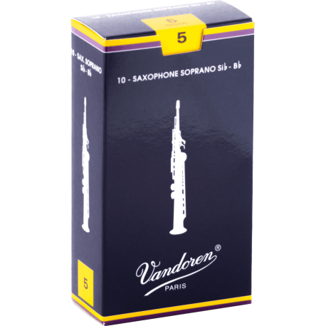 VANDOREN Anches saxophone soprano Traditionnelles force 5