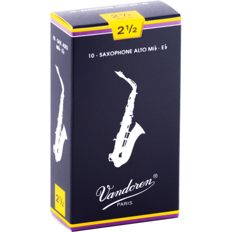 VANDOREN Anches saxophone alto Traditionnelles force 2,5