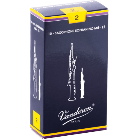 VANDOREN Anches saxophone sopranino Traditionnelles force 2
