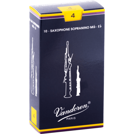 VANDOREN Anches saxophone sopranino Traditionnelles force 4