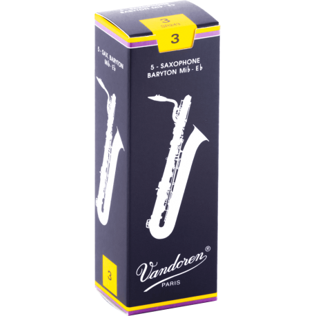 VANDOREN Anches saxophone baryton Traditionnelles force 3