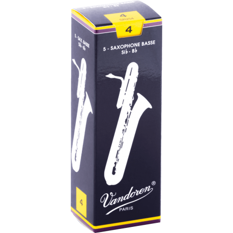 VANDOREN Anches saxophone basse Traditionnelles force 4