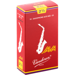 VANDOREN Anches saxophone alto Java Red force 2,5
