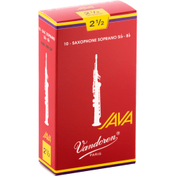 VANDOREN Anches saxophone soprano Java Red force 2,5