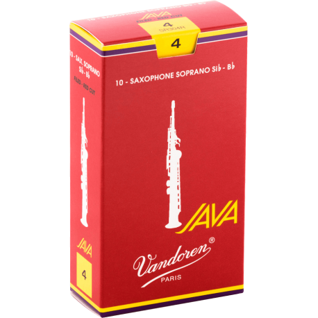 VANDOREN Anches saxophone soprano Java Red force 4