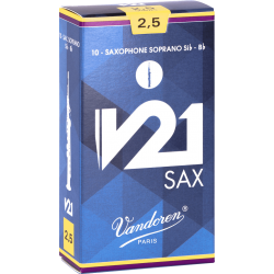 VANDOREN Anches saxophone soprano V21 force 2,5