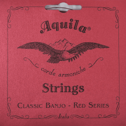 AQUILA Reds Jeu Banjo 5 cordes, DBGDG, Tirant normal