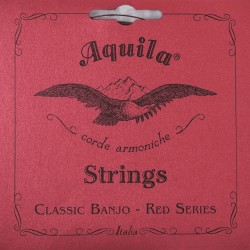 AQUILA 12B Red Jeu banjo 5 cordes, dcgCg', Tirant médium
