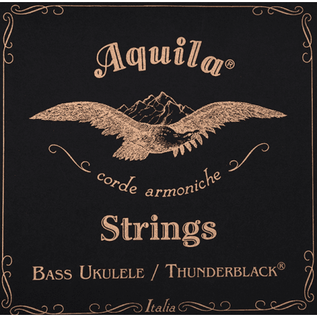 AQUILA U-bass thunderblack string set