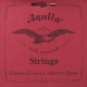 AQUILA 3 corde graves cuivrées vernies rouges